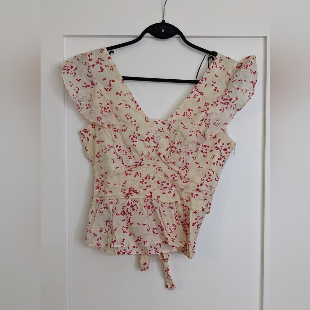 H&M Peblum Blouse. Size 6.
